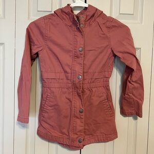 Birch And Stone Kids Coat Size 6 Pink Zip Up Fall‎